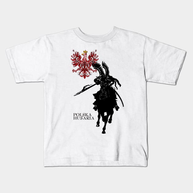 The Polish Hussar Kids T-Shirt by biggeek